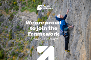 The UIAA joins Sports for Nature Framework